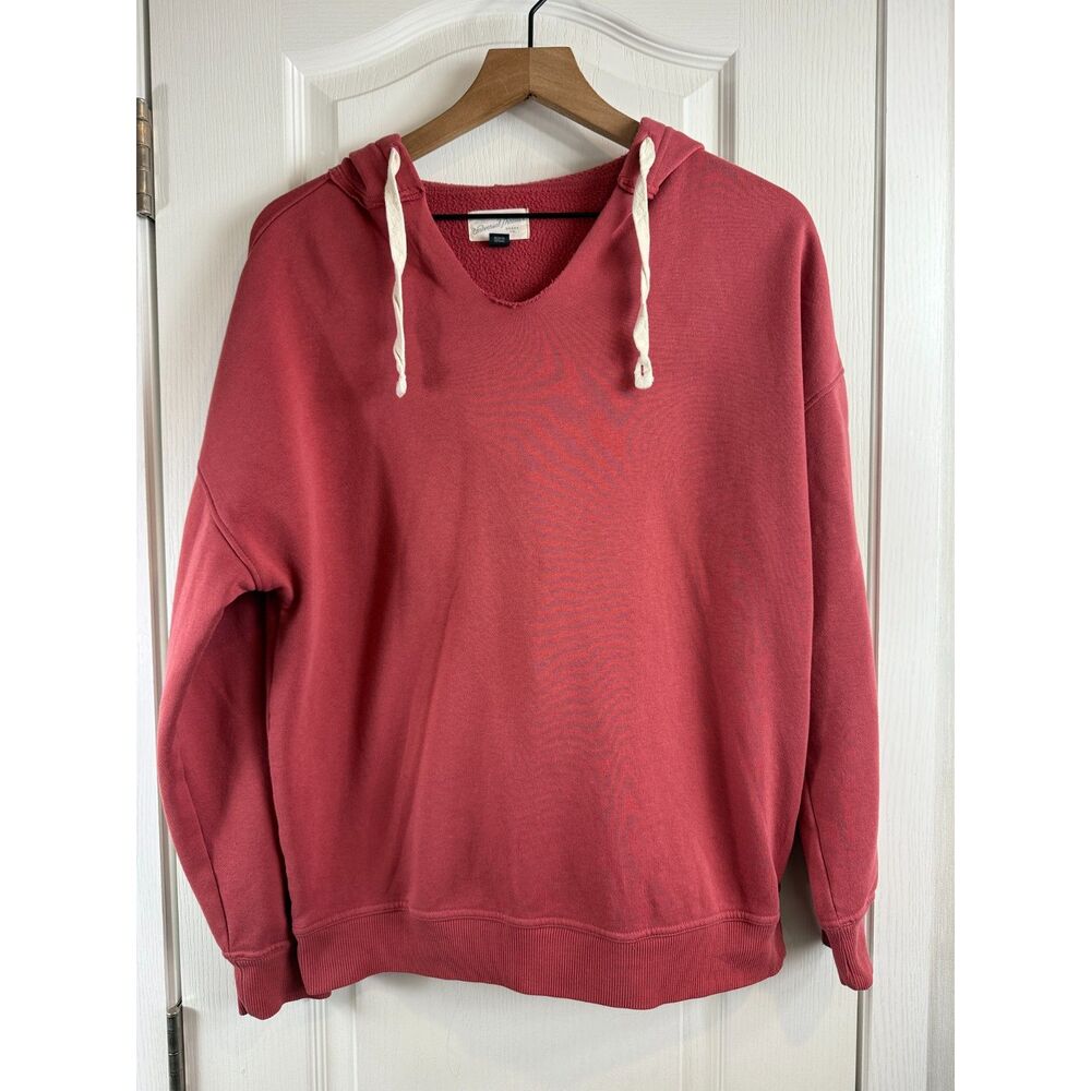 Universal Thread Women's Light Red Hoodie Sweatshirt Cotton Polyester Size XS